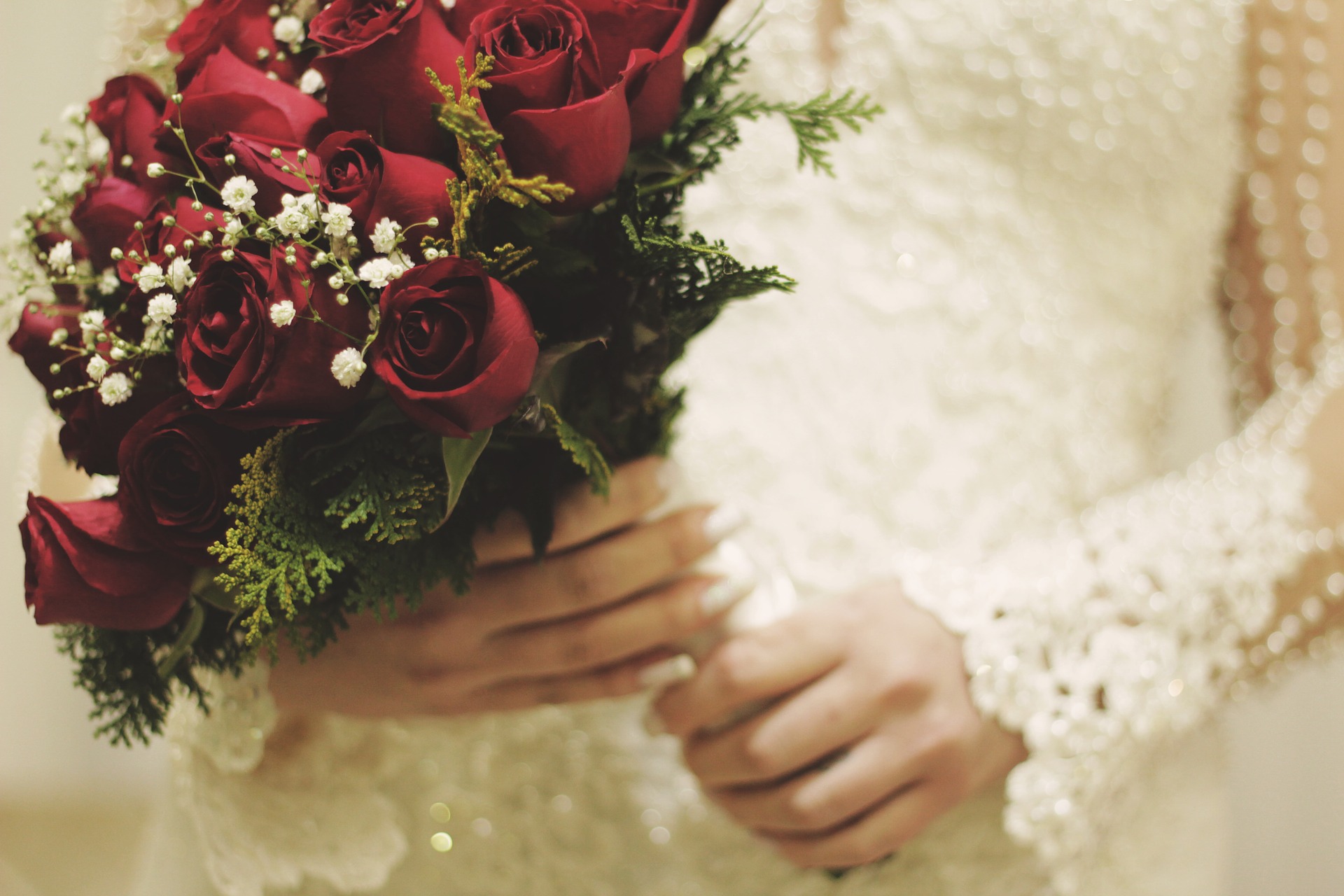 Wedding bride flowers