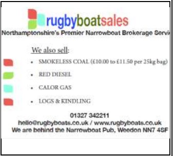 Rugby Boat sales 2022